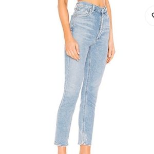 AGOLDE - Nico High Rise Slim Fit in EMBARK